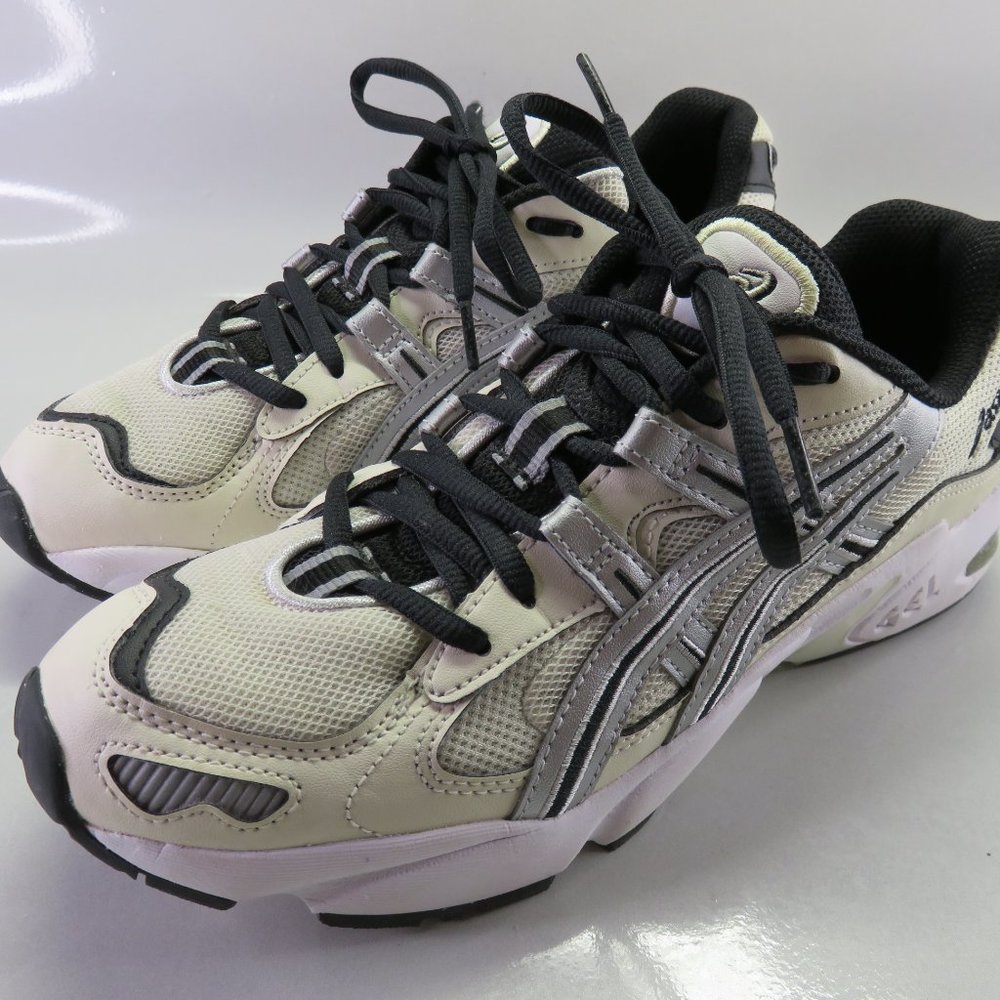 ASICS Women's Running Sneakers in Off-White and Black